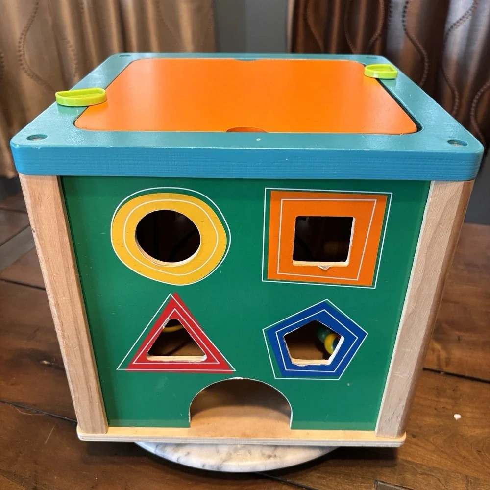 Toys R Us Wooden‎ 5 In 1 Activity Cube 12